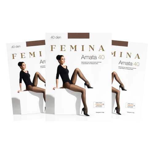 Колготки женские FEMINA Amata 40 легкий загар 4 (L) в Reserved