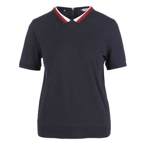 Поло женское Tommy Hilfiger WW0WW27534 синее L в Reserved